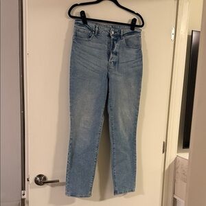 H&M high rise mom jeans